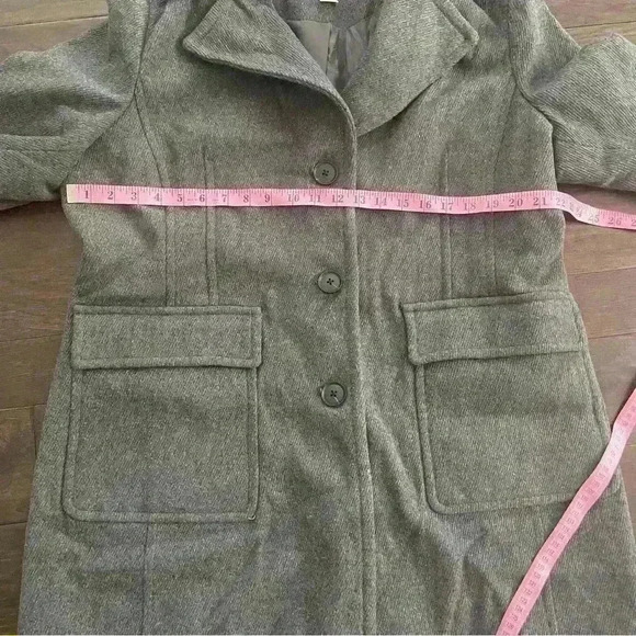 Michael Kors Grey Wool Blend Coat size XL - Picture 3 of 7